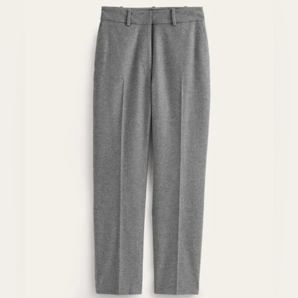 Boden Kew Wool Pants in Charcoal Marl, size 10P - Picture 5 of 8